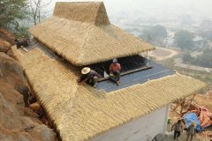 如何搭建仿真茅草--茅草屋？